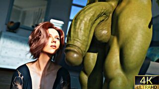Black Widow Impressed By She-Hulk Cock [Salamandraninja][4K]