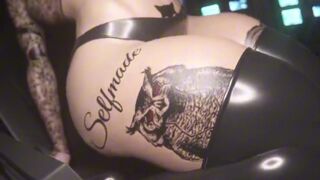 Judy Alvarez riding a dildo