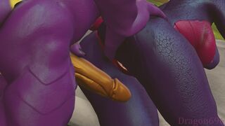 Spyro and Cynder mating sex