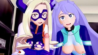 My Hero Academia - Nejire and Mt Lady Get Creampied