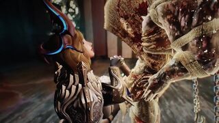 Skyrim - Monster Fucks Female Warrior