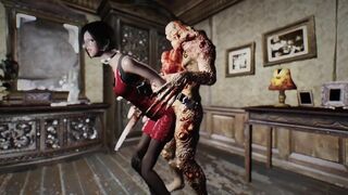 Skyrim - Tyrant Fucks Ada Wong (Resident Evil)
