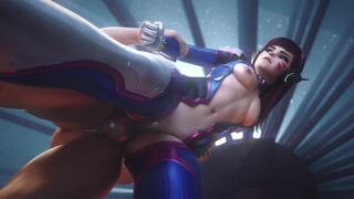 D.va Standing Fucked [VGErotica][4K]