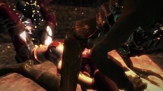 Skyrim - Two Worms Fuck Alexstrasza