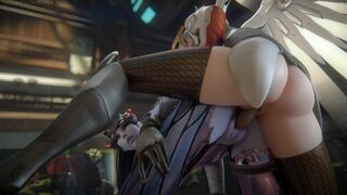 Mercy & Widow Double Dildo [FPSBlyck]