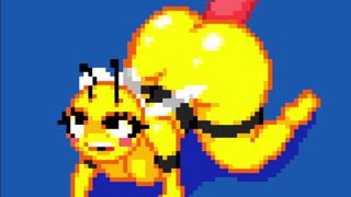 Lena the Bee Doggystyle Cumflation [sound edit]