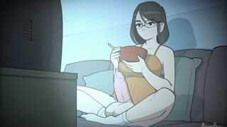 Filling condoms all night long