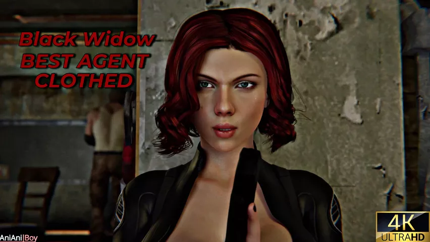 Best Clothed Porn - Black Widow Best Agent [Clothed][AniAniBoy][4K]