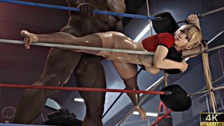 Marie Rose Training [Blacked][AxenAnim][4K]