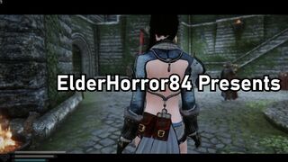 Skyrim Nord Beauty gangbanged hard by army of bandits