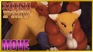 [Mini PMV] Move - Renamon Blowjobs Guilmon