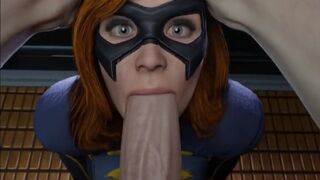 Batgirl's Mouth Full [Sound Update][Akashima]