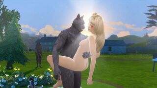 Wolf and Elf Copulation