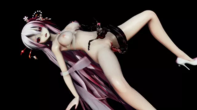 3d Hentai Sex Gallery - Insect Missionery Hentai Sex Nude Chinese Girl Long Red Hair MMD 3D