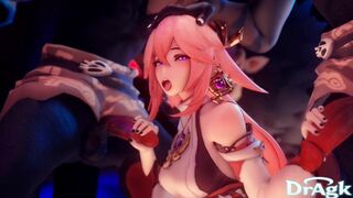 Yae Hilichurl C0ck Worshipping Pt 3 [Dragk]