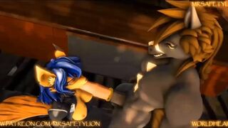 Carmelita Fox Impregnated by Horsecock OC - MrSafetyLion