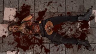 Jill destroyed by Zombies [Guro] [VGamesRy]