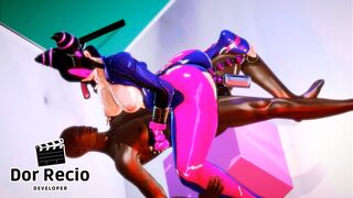 Juri Han with her ass full