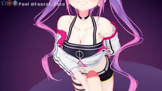 T●wa-Sama!?! A truly devilish handjob!!