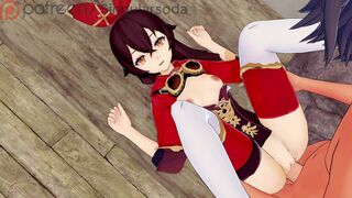 Amber on top of a table