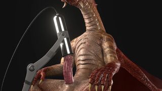 Red Dragon Getting Milked