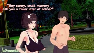 Mom and son bonding time