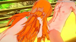 One Piece - Nami Fucks With Luffy (POV)