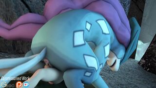 Suicune x Human Male [Glitched Securitron]