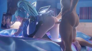 league of legends 3d sfm Seraphine KDA compilation