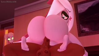 Vaggie gets fucked on visit - [Lovemilliesm]