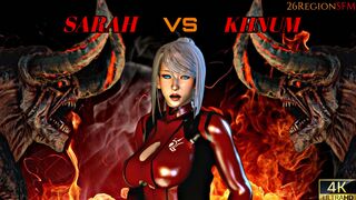 Sarah VS Khnum [26RegionSFM][4K]
