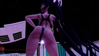 【R-18 MMD】Boom Kitty - Bass Knight - Karin Kakudate