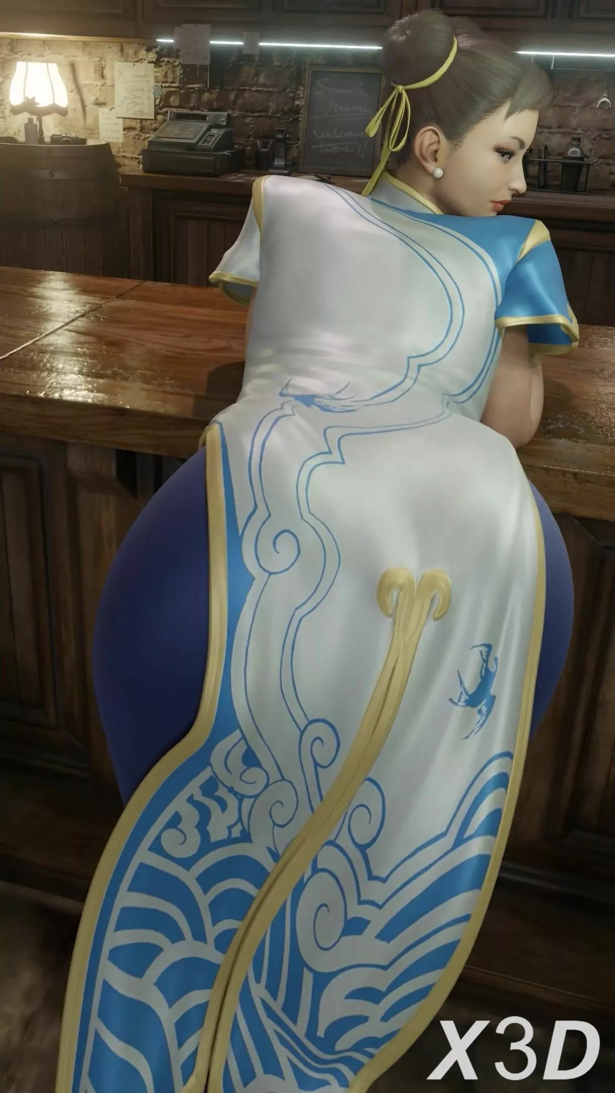 Chun-Li A Guest In Seven Heaven [Outfit 1][X3D]