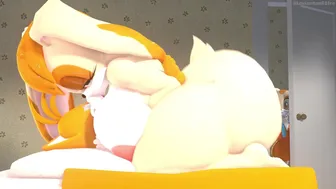 Tails and Vanilla get married during mating - [Leviantan581re]