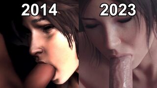 Rule34 Then vs. Now (Lara Croft)
