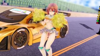 [4KMMD] Short Hair Girl Eatem UP!