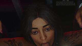 Valeria Garza Slave Chained Blowjob - [HD] [Gussster]