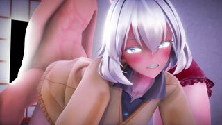 Rukoni Hatsuya and Kyo-chan threesome [EverMilk]