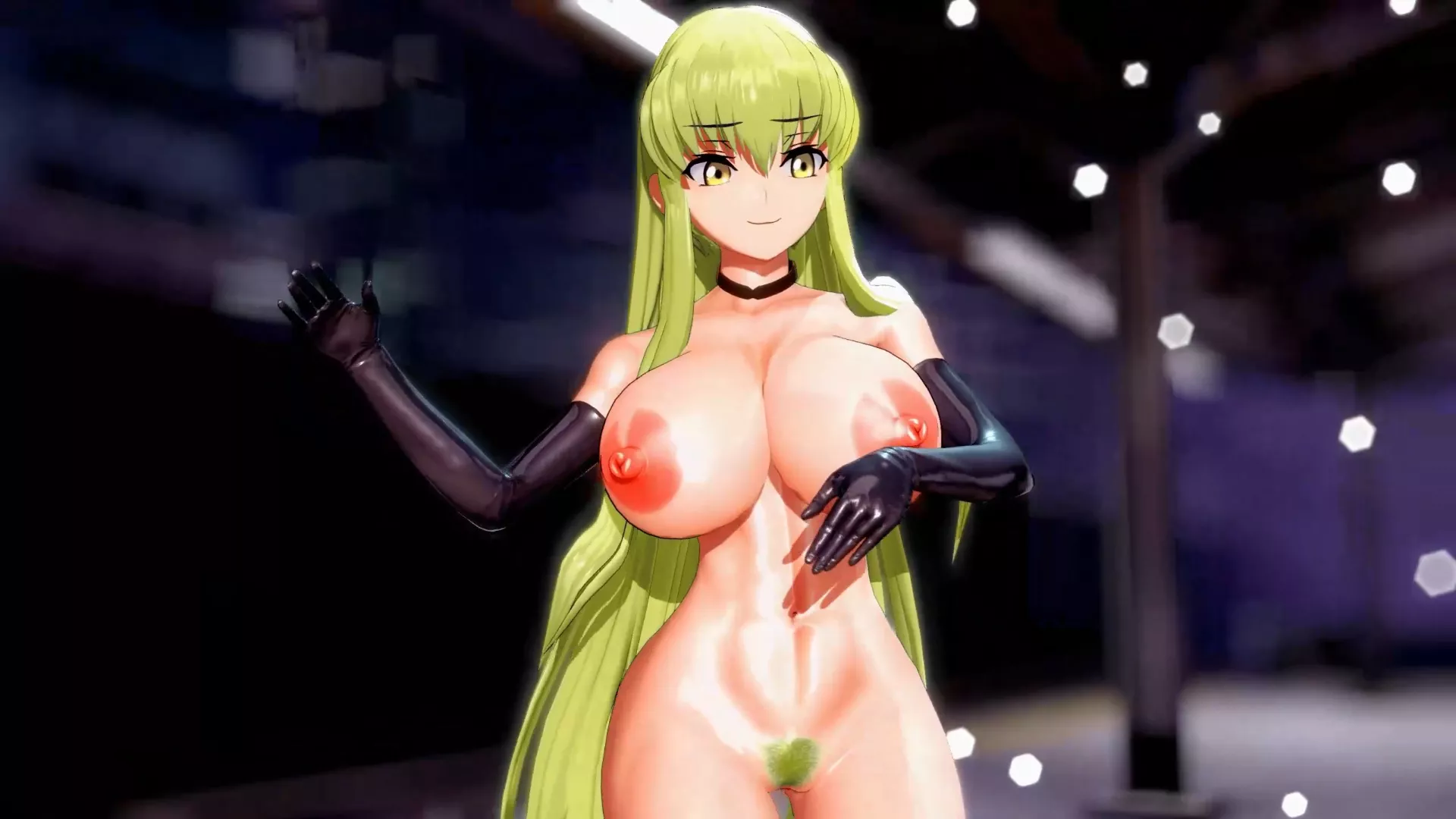 Code Geass Hentai Big Tits - Code Geass CC Undress Dancing Hentai Lupin Song Big Boobs MMD 3D Blonde Hair