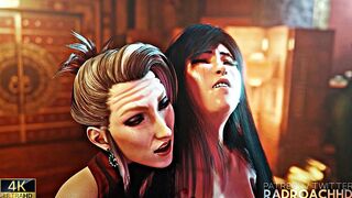 Tifa Gets it in Both Holes [RadRoachHD][4K]