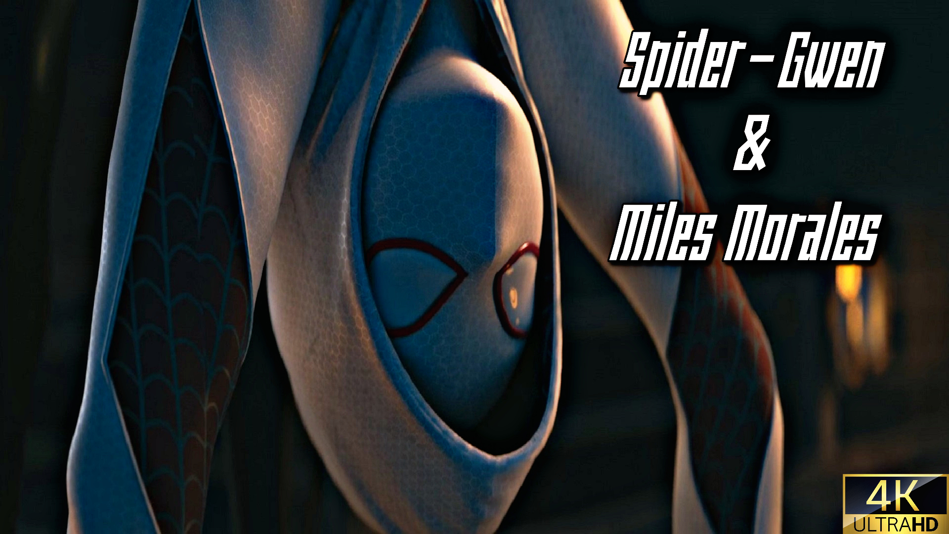 Spider Gwen Miles Morales Creamtau 4k