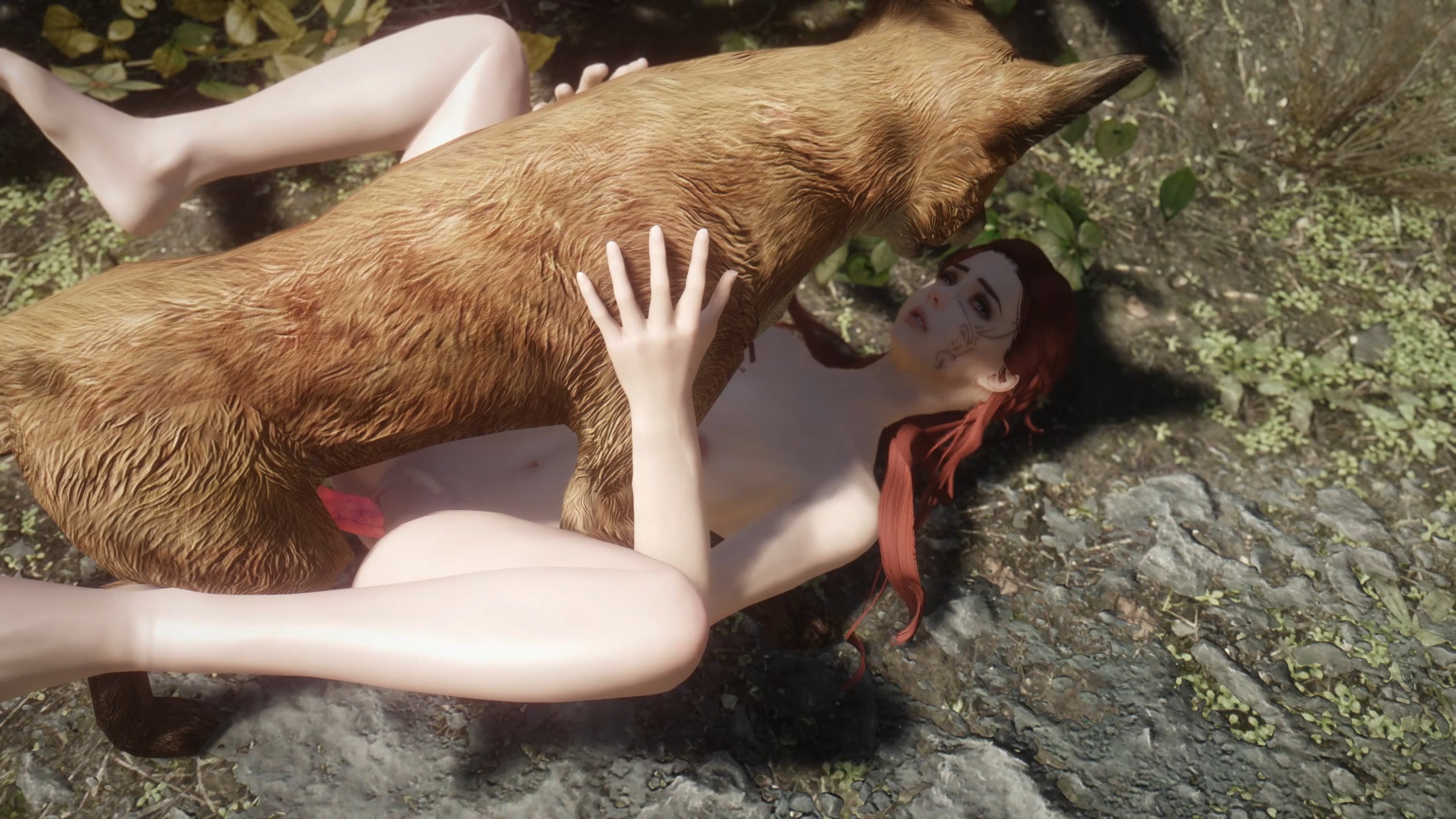 Aela The Huntress Porn - Aela the huntress in the forest