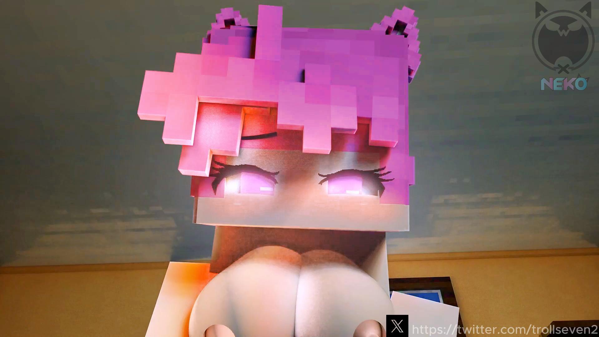 Minecraft mulher pelada