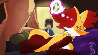 Caught Breeding Delphox [Tad_shummar]