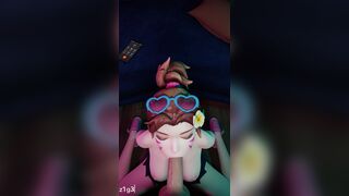 Dva (D.va) blowjob POV