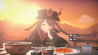 Hu Tao Bunny - Harem Impact Ep 13 - 4K