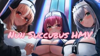 Nun Gets Exercised (Nun X Succubus HMV)