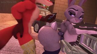 Judy and Nick on a date make a date at the police officer with Sound - [Lovemilliesm]