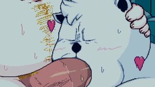 Grumpy Bear Gives Daddy A Blowjob
