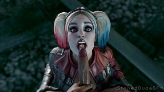 Harley Quinn facial [Blacked] [StonedDude]